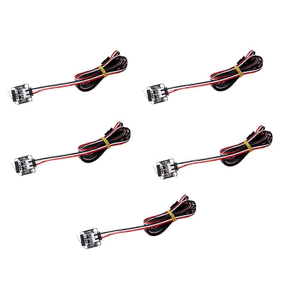 5PCS End Stop Limit Switch 3Pin Micro-Type Switch Horizontal Limit Switches 3D Printer Parts Easy Installation