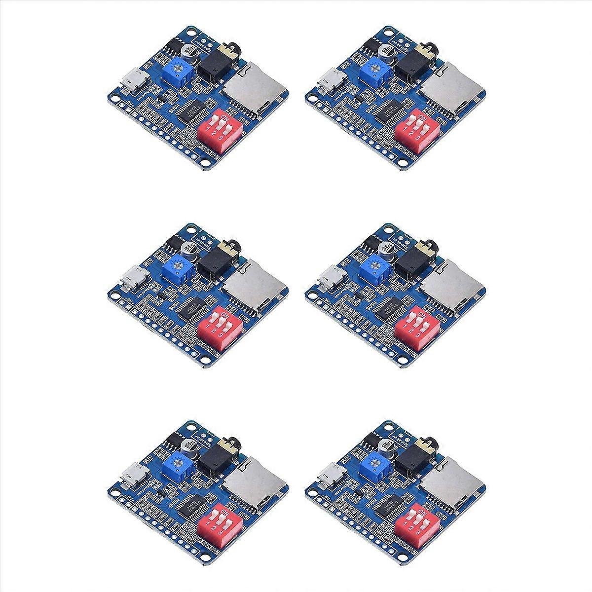 6X DY-SV5W Voice Playback Module for MP3 Music Player Voice Playback Amplifier 5W SD/TF Card Integra