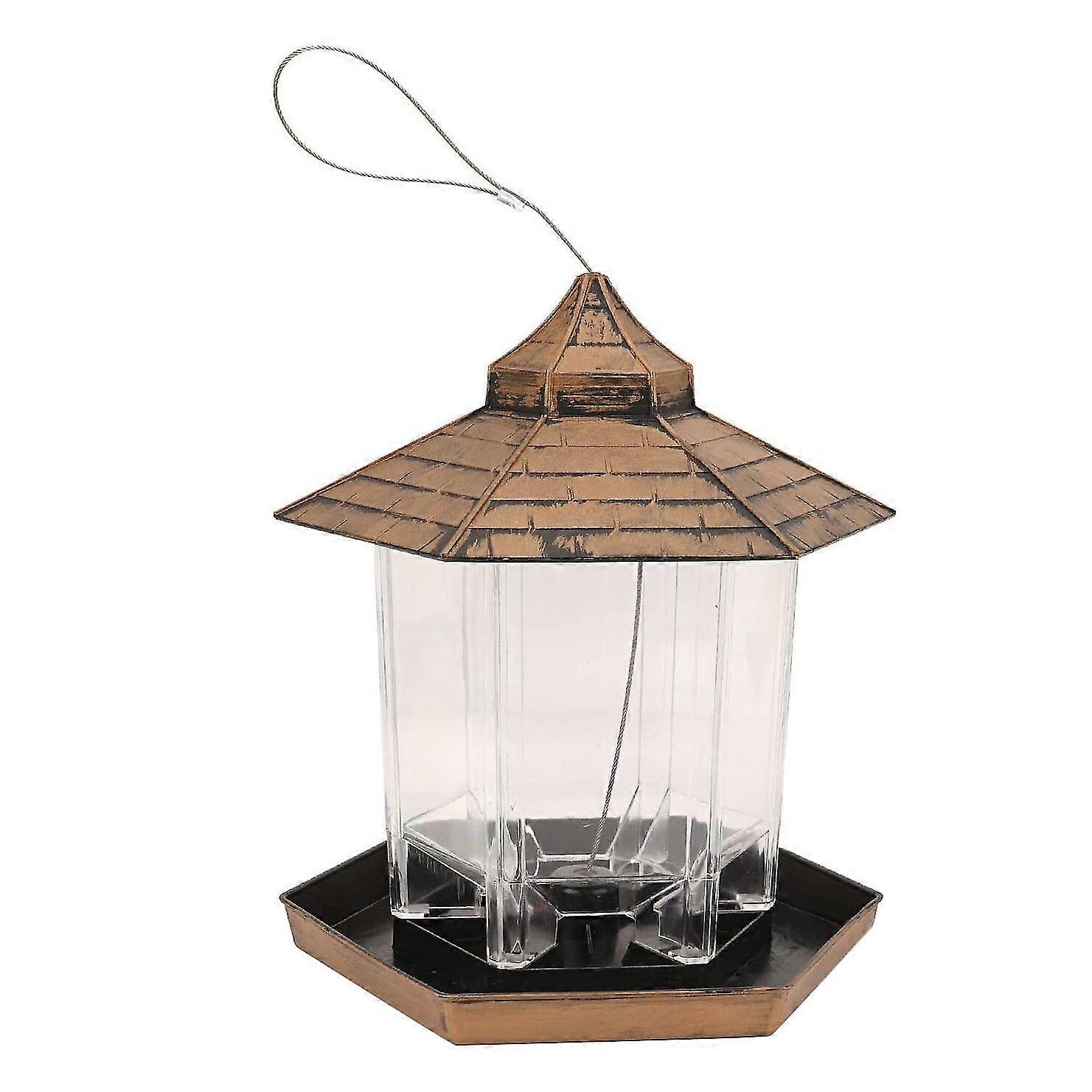 Bird Feeder Panorama Bird Feeder for Outside Automatic Feeder for Hanging Gazebo Bird Feeder for Ou