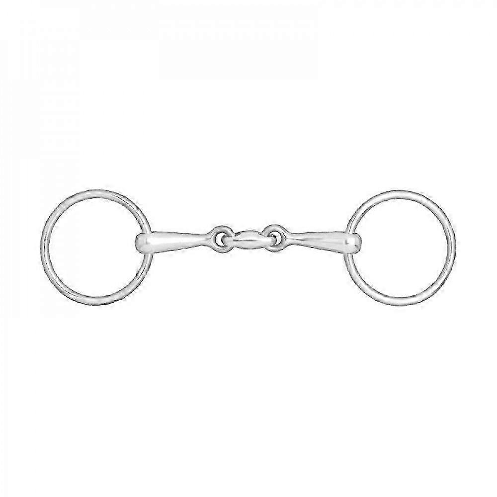 Lozenge Link Loose Ring Snaffle Bit - Width 13mm