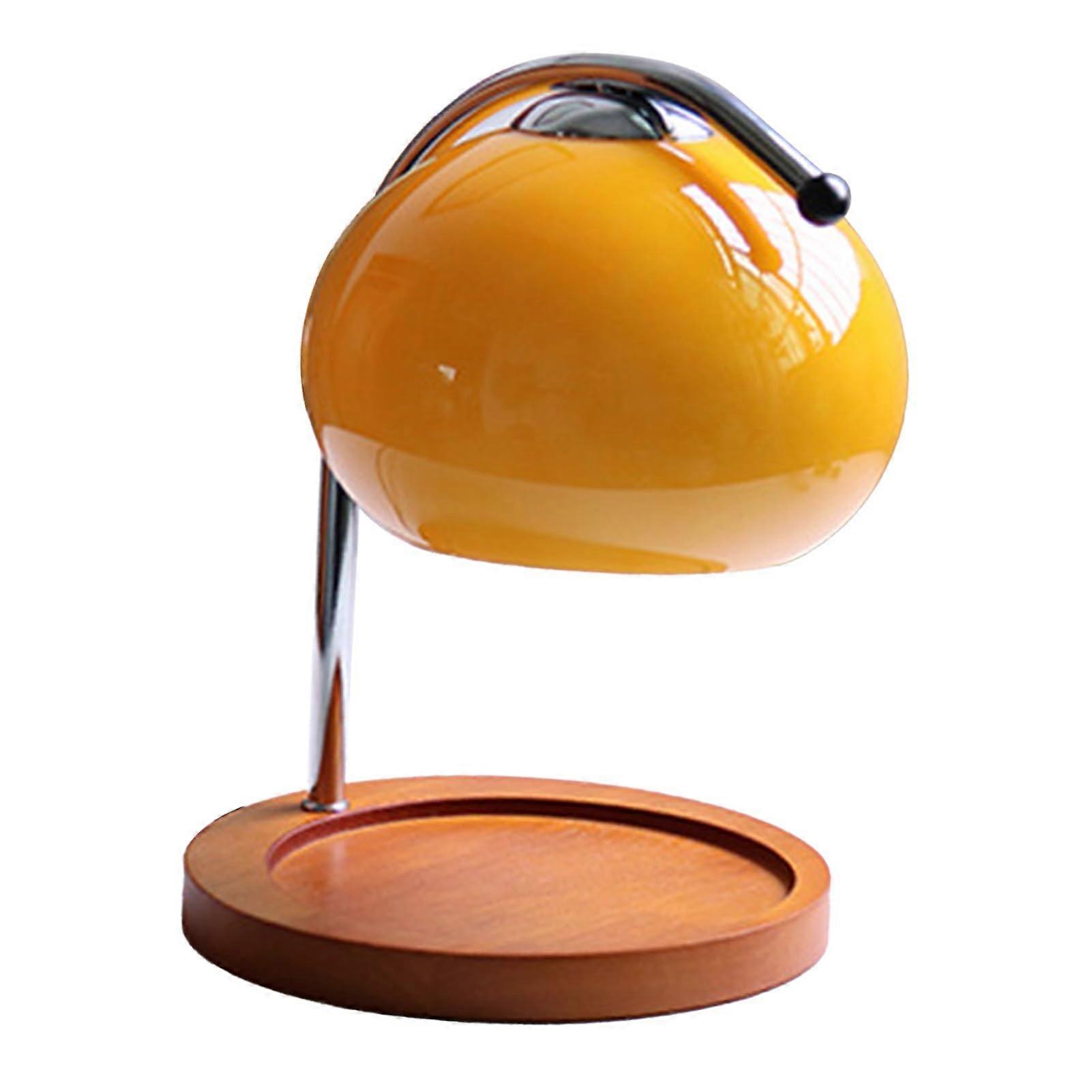 Dimmable Candle Warmer Lamp with Retro Aromatherapy Design for Bedroom or Study (Orange)