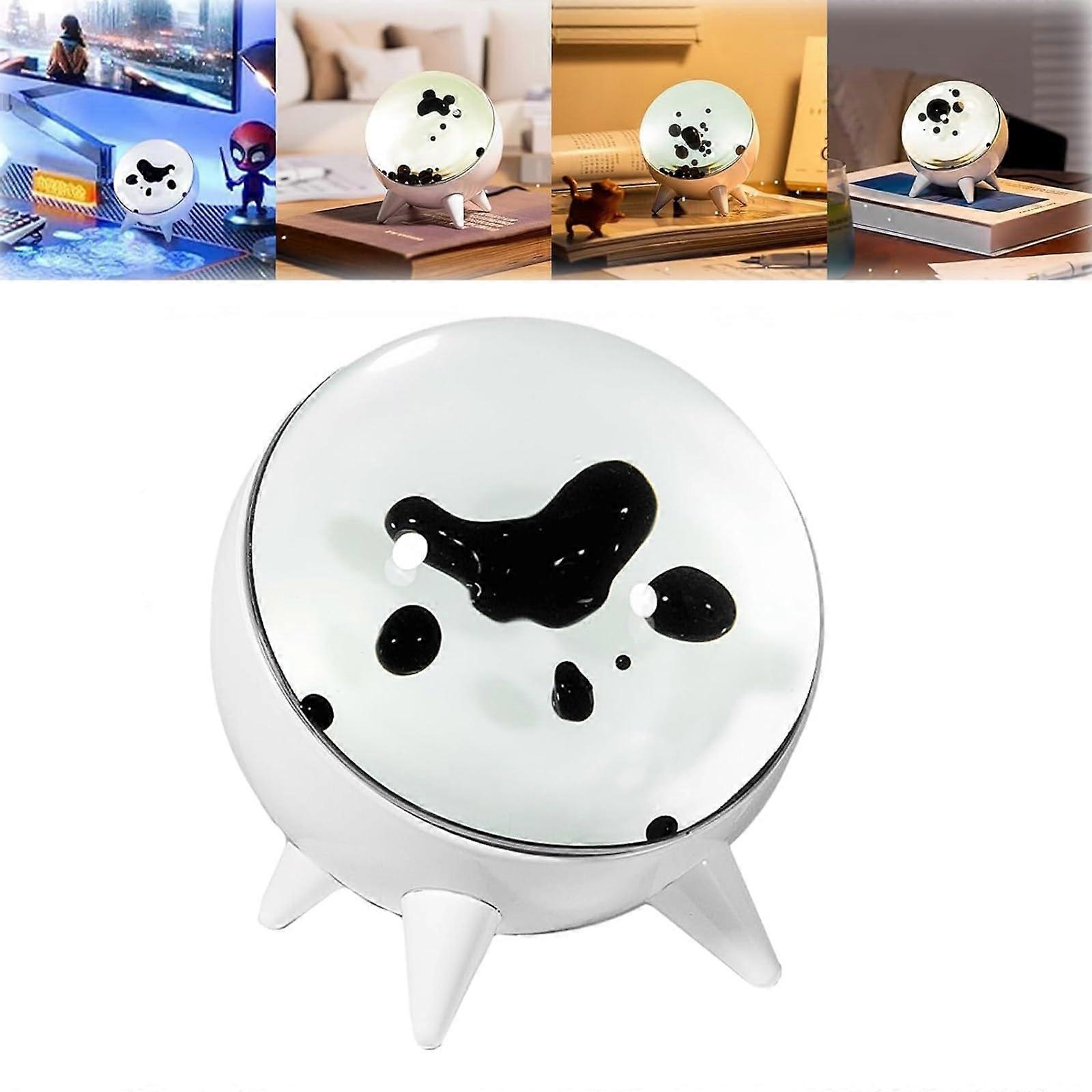 Magnetic Liquid Music Rhythm Light Ferrofluid Sound Visualizer Ferrofluid Pickup Dancing Ferrofluid Speaker White Lamp