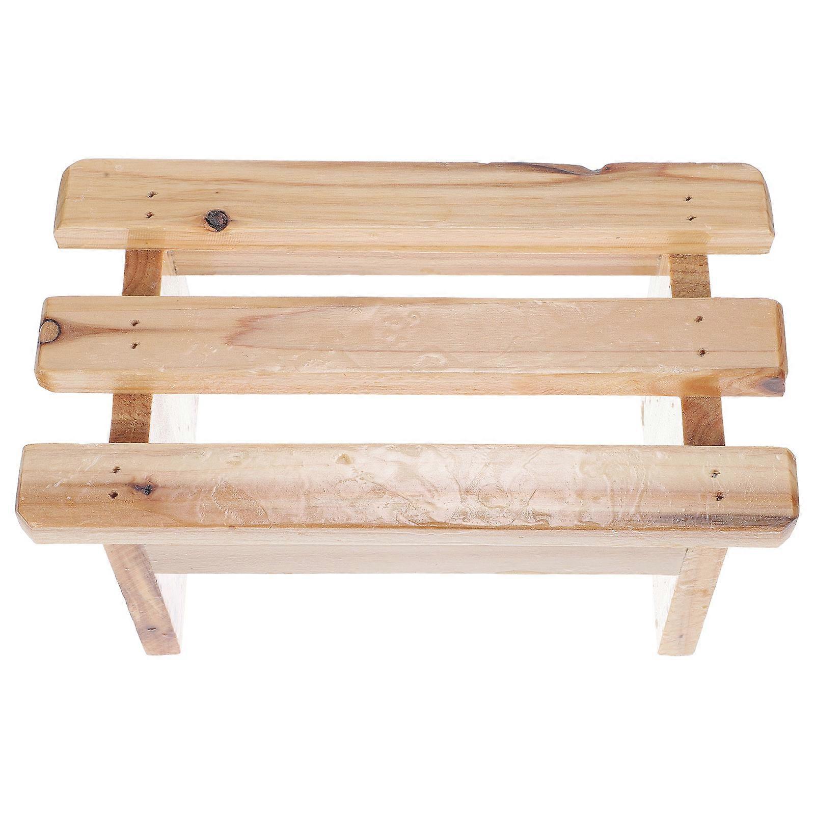 Sauna Foot Stool Multipurpose Footrest Stool for Bathing 5Pcs Set