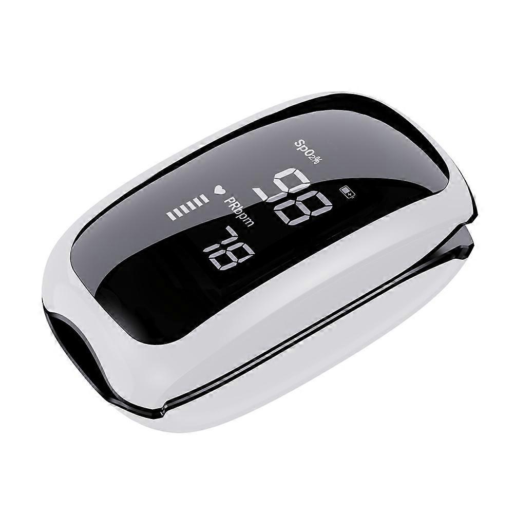 Rechargeable Oximeter Strap Lanyard Fingertip Pulse Oximeter Blood Oxygen Saturation Monitor Digital LED Display Child B