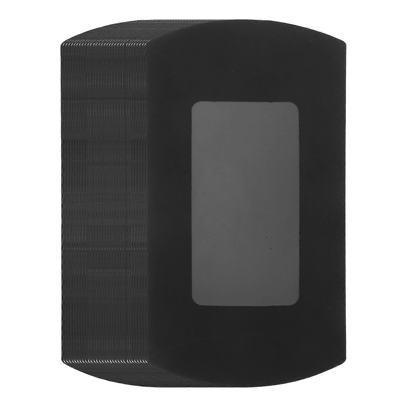 Creative Kraft Paper Pillow Boxes for Candy Packaging 50Pcs Black