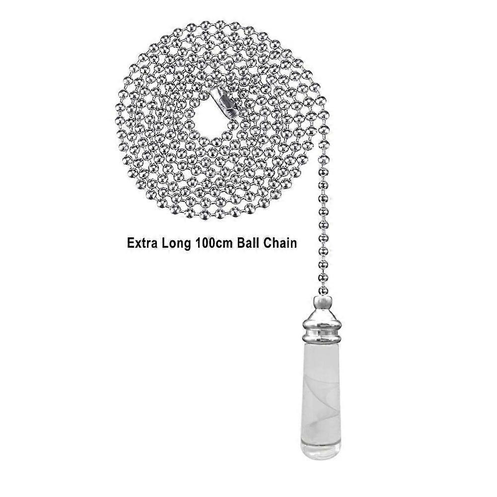 Crystal Style Designer Bathroom Toilet Pull Chain Cord Handle For Light Switch