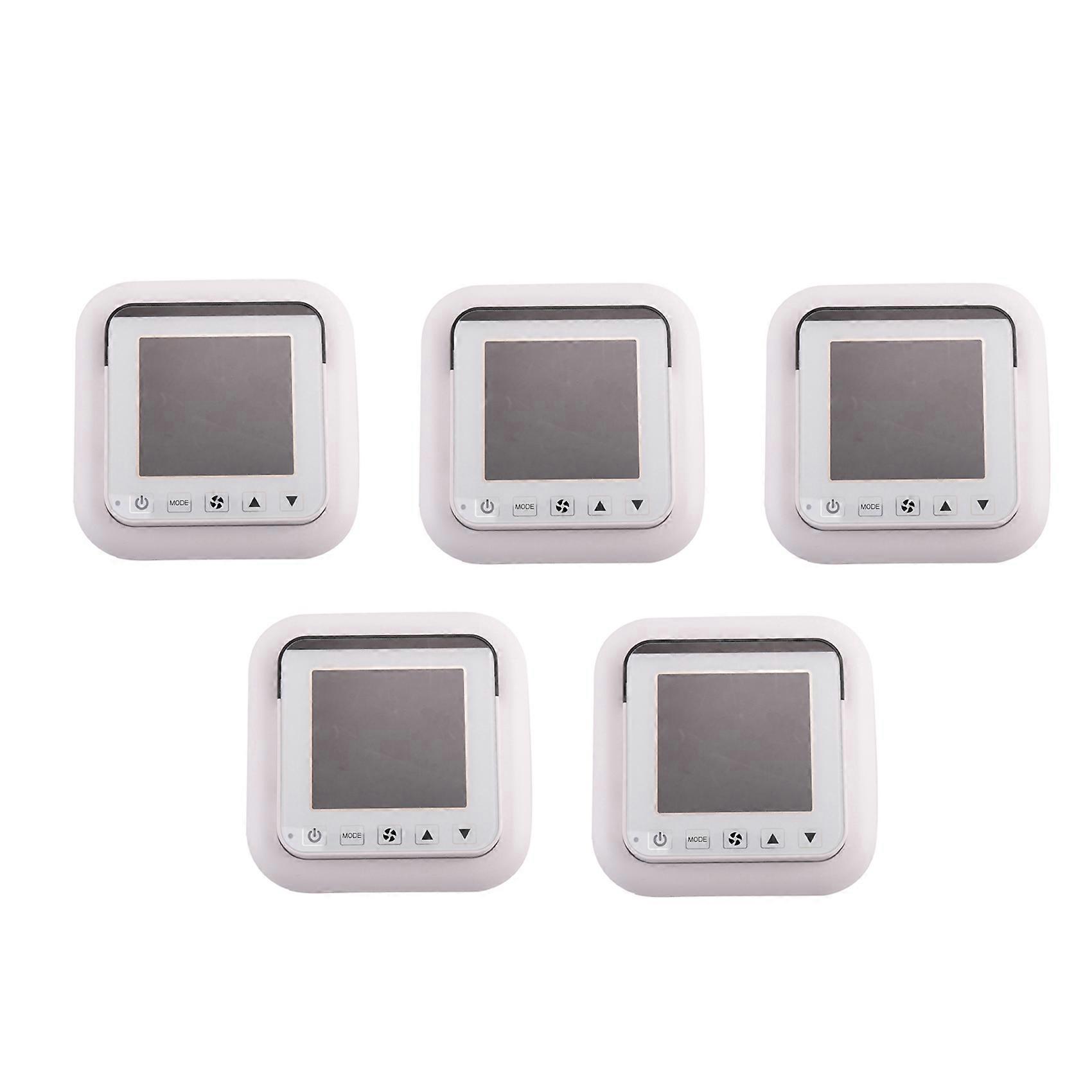 5X Tuya Smart Life WiFi Thermostat DC5V Air Conditioner Timer Temperature Humidity Sensor LCD Touch Screen Controller