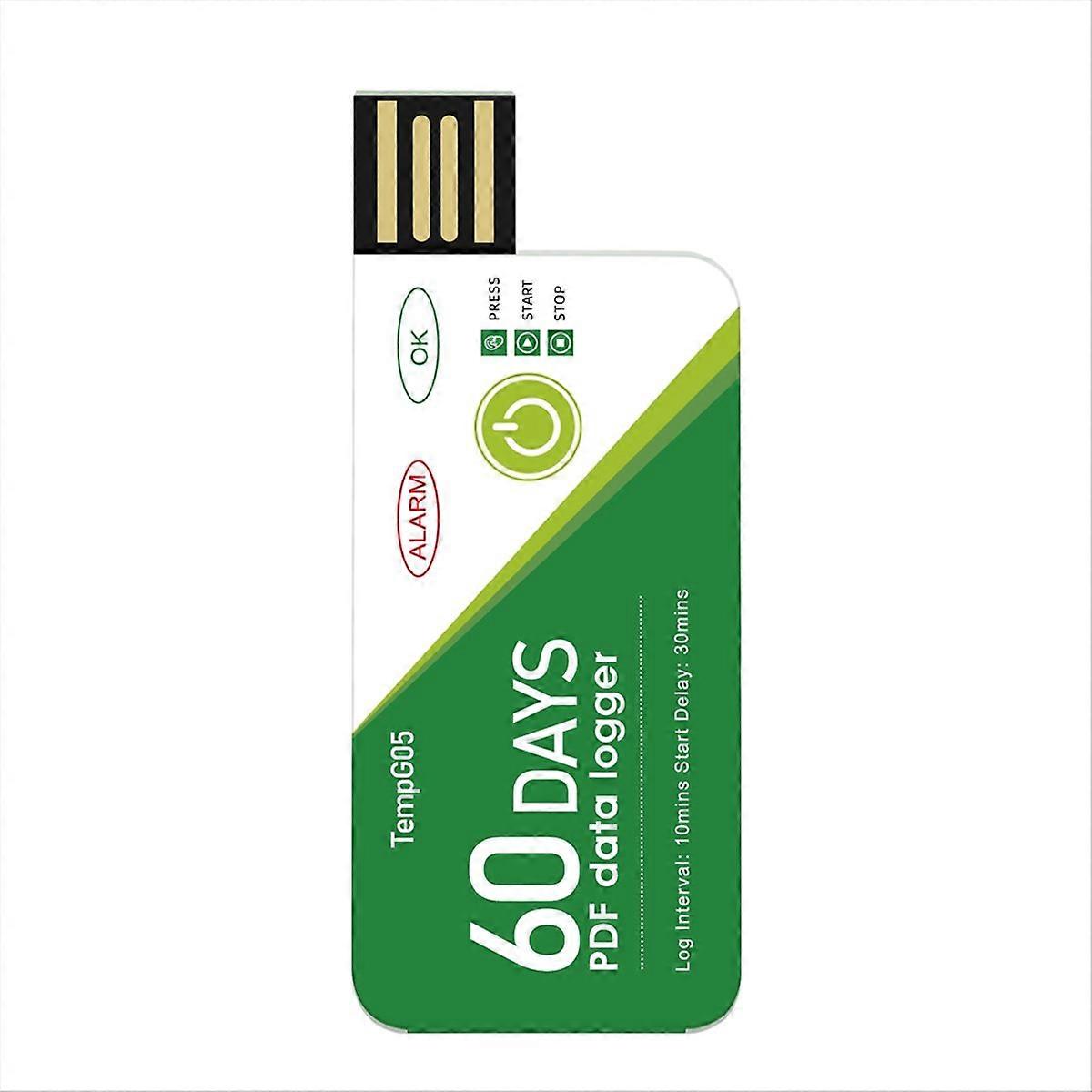 Digitaler Datenlogger Temperatursensor mit Alarm USB-Buchse