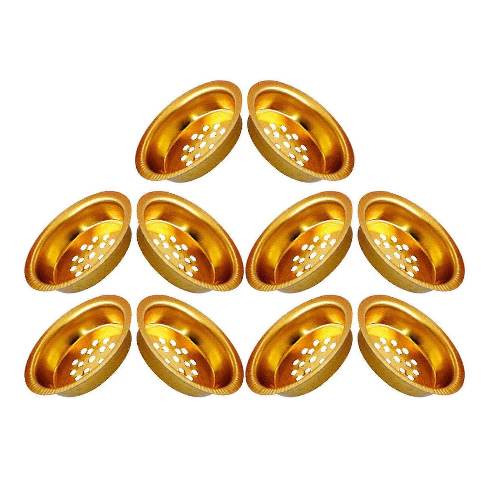 10pcs Charcoal Burner Holder Small Round Screen for Incense Burner Tray to Create a Calming Atmosphere