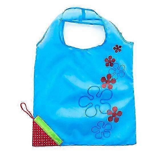Reusable Shopping Tote Bag, Portable Eco-friendly Foldable Handbag with Strawberry