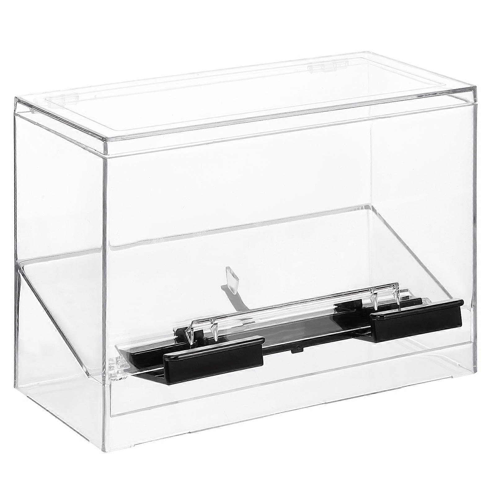 Clear Straw Dispenser Bulk Acrylic Drinking Straw Box Straw Storage Case