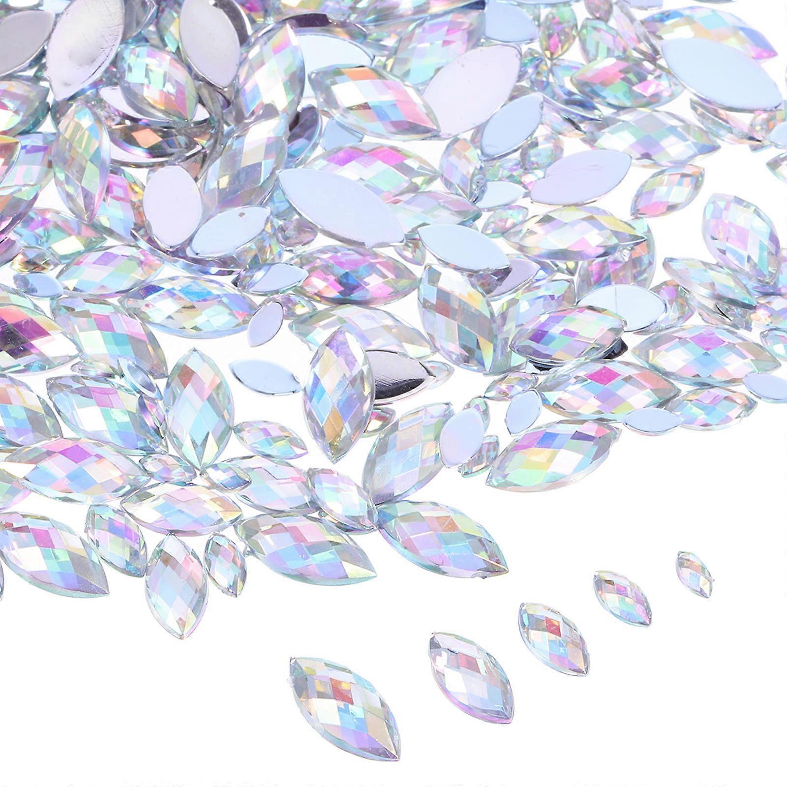 Diamond Rhinestones for Crafting 600Pcs Acrylic Flatback Gems