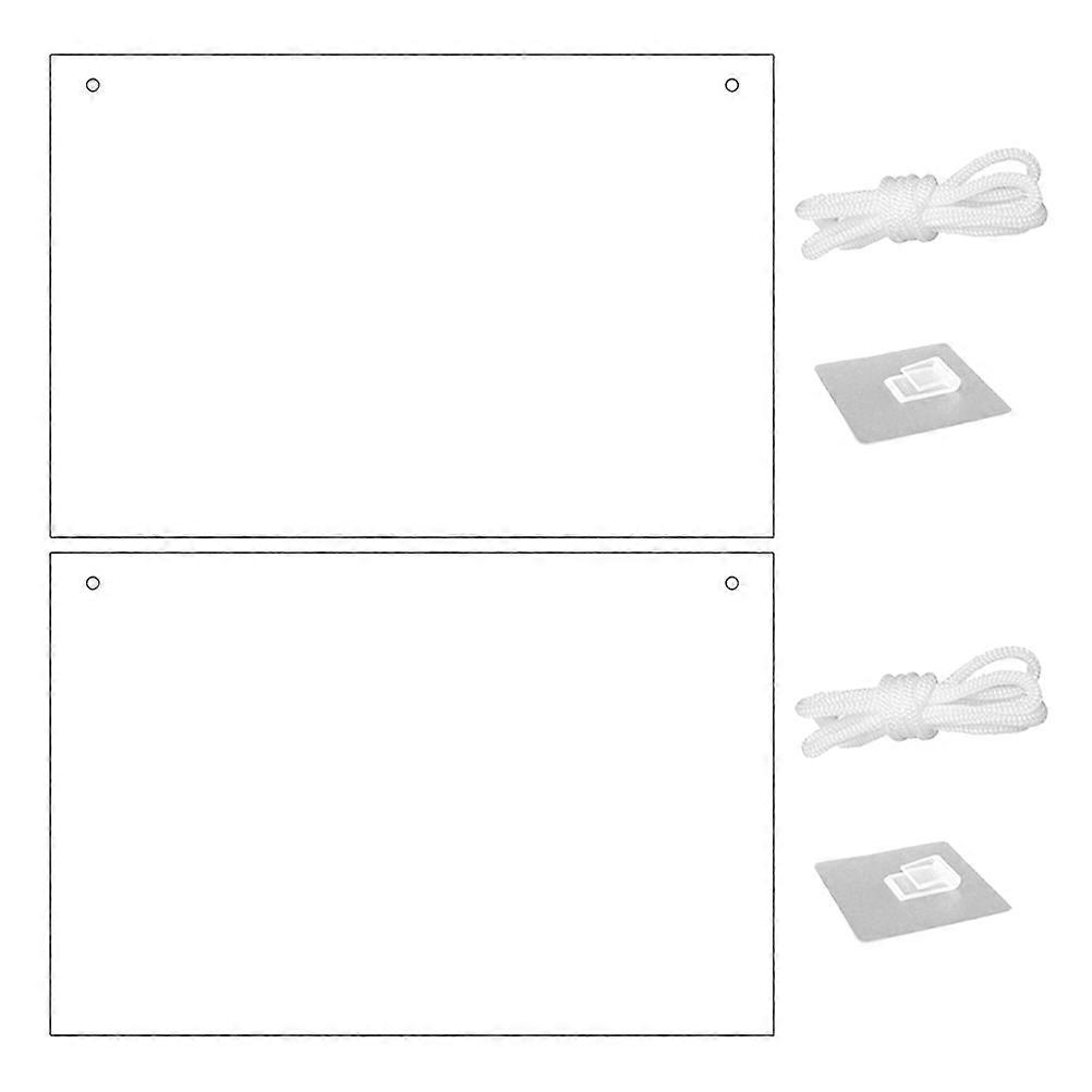 Acrylic Board for Writing Use 2Pcs and Easy to Clean