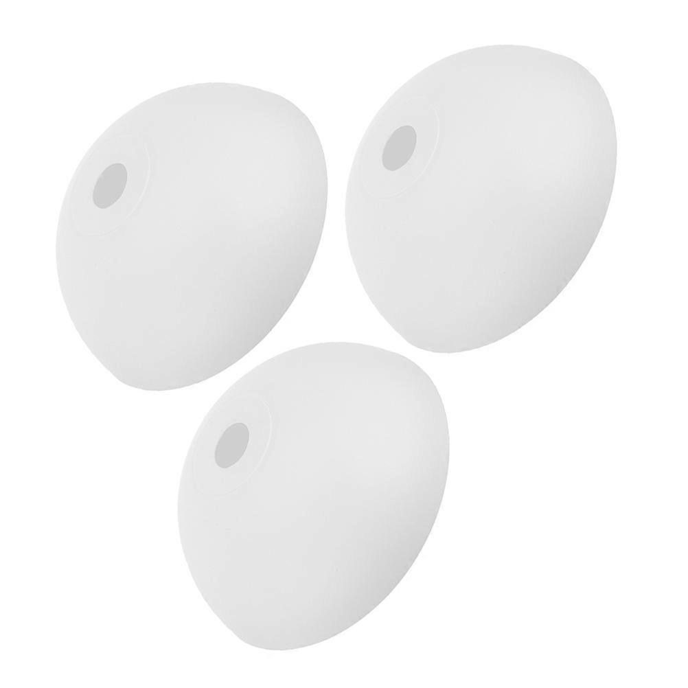 White Plastic Lamp Shade for Room Lighting 3Pcs Mushroom