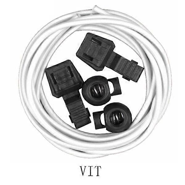 Elastic Shoelaces (Including Drawstring) Length: 100cm White