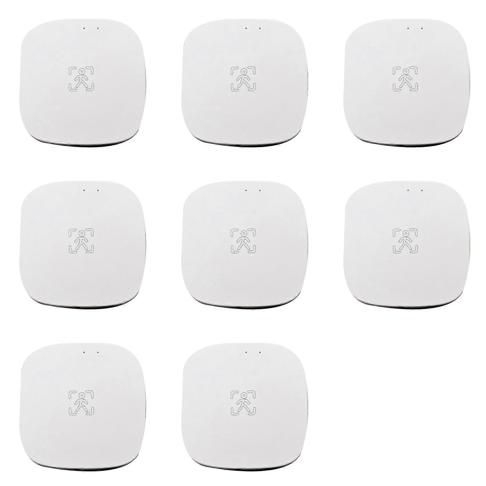 8X Tuya ZigBee MmWave Human Presence Sensor with Luminance MicroWave Radar Detection PIR Motion Sensor Wall Mount