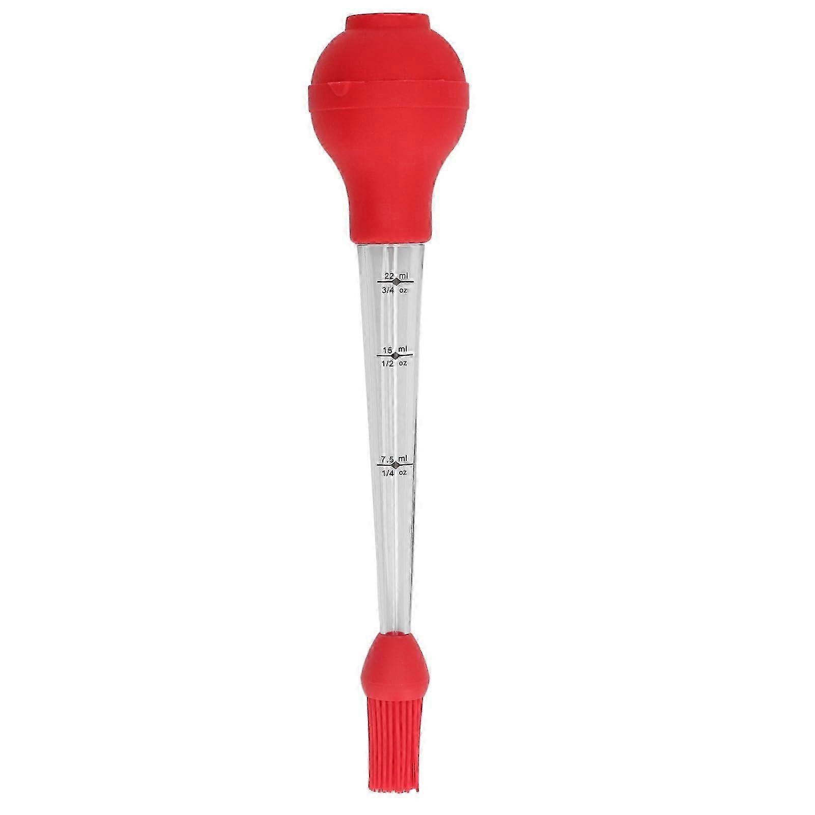 Sauce Needle Barbecue Baster Needle Red Easy To Use Kitchen Tool Marinade Injector Tip