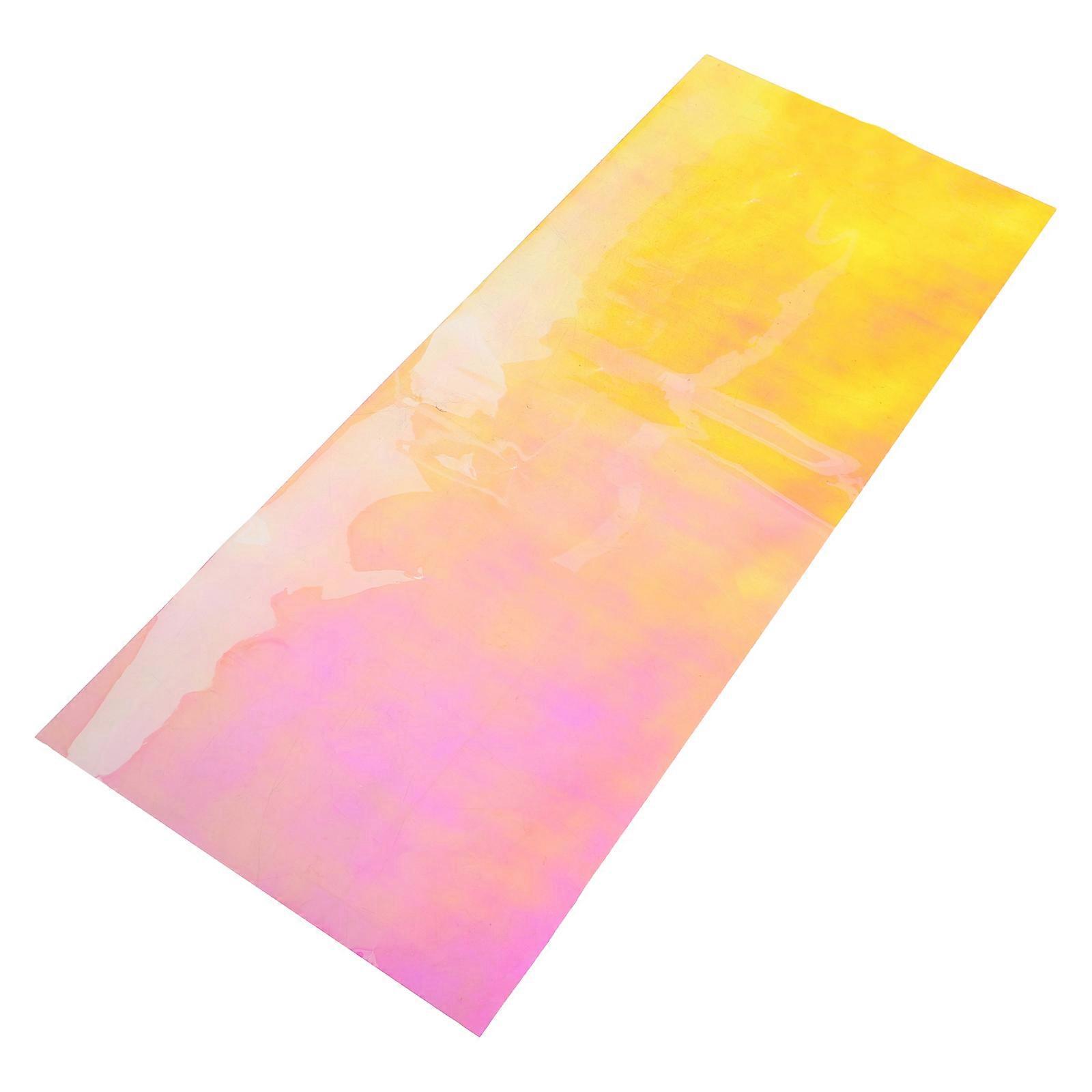 Iridescent Glass Cling with Vibrant Gradient Design for Home PET Multi Self Adhesive Privacy Protection 70 to