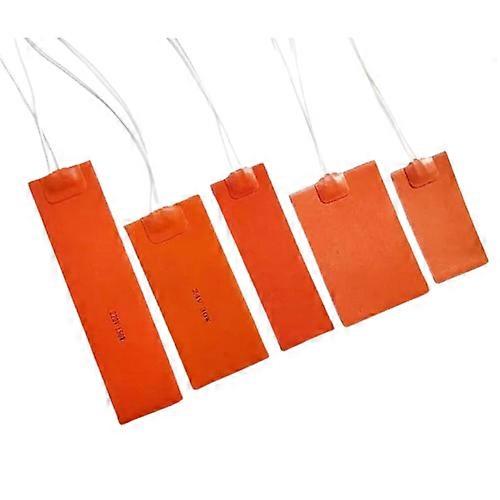 Electric Silicone Rubber Heating Pad Flexible Waterproof Heater Compatible With 3D Printer