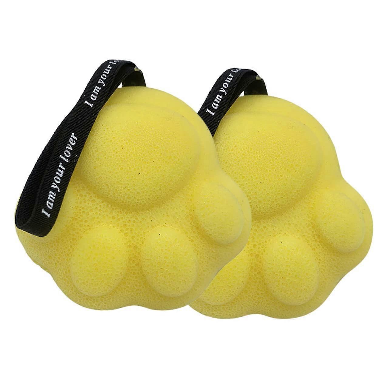 2pcs Long Handle Bath Back Scrubber Shower Body Brush with Flexible Sponge for Men and Elderly