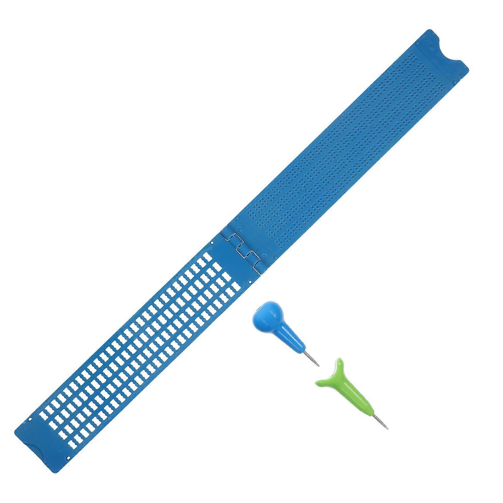 Plastic Braille Kit for Write Learning Tool for Blind Users