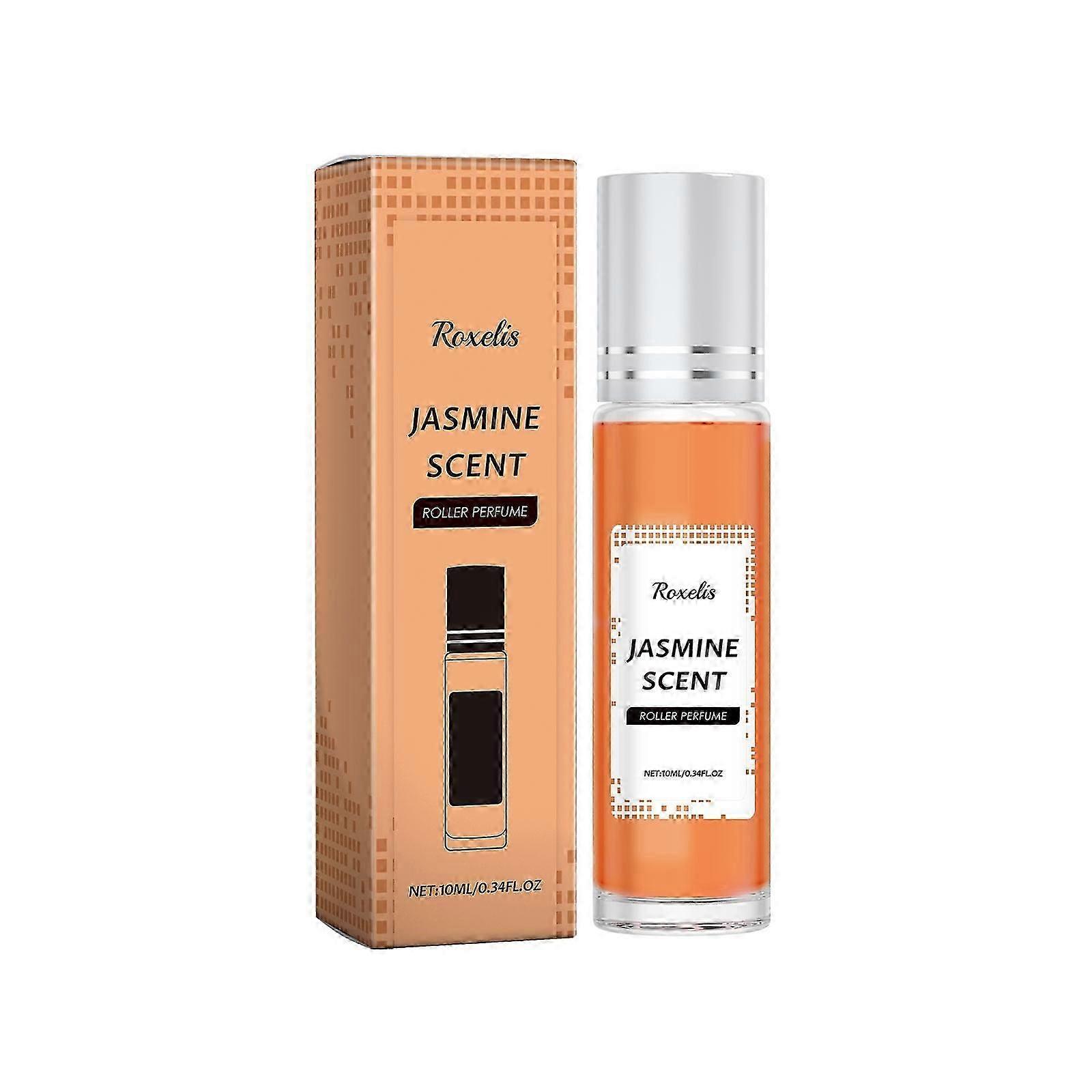 Elegant Jasmine Roll-On Perfume  Portable, Long-Lasting Freshness & Confidence