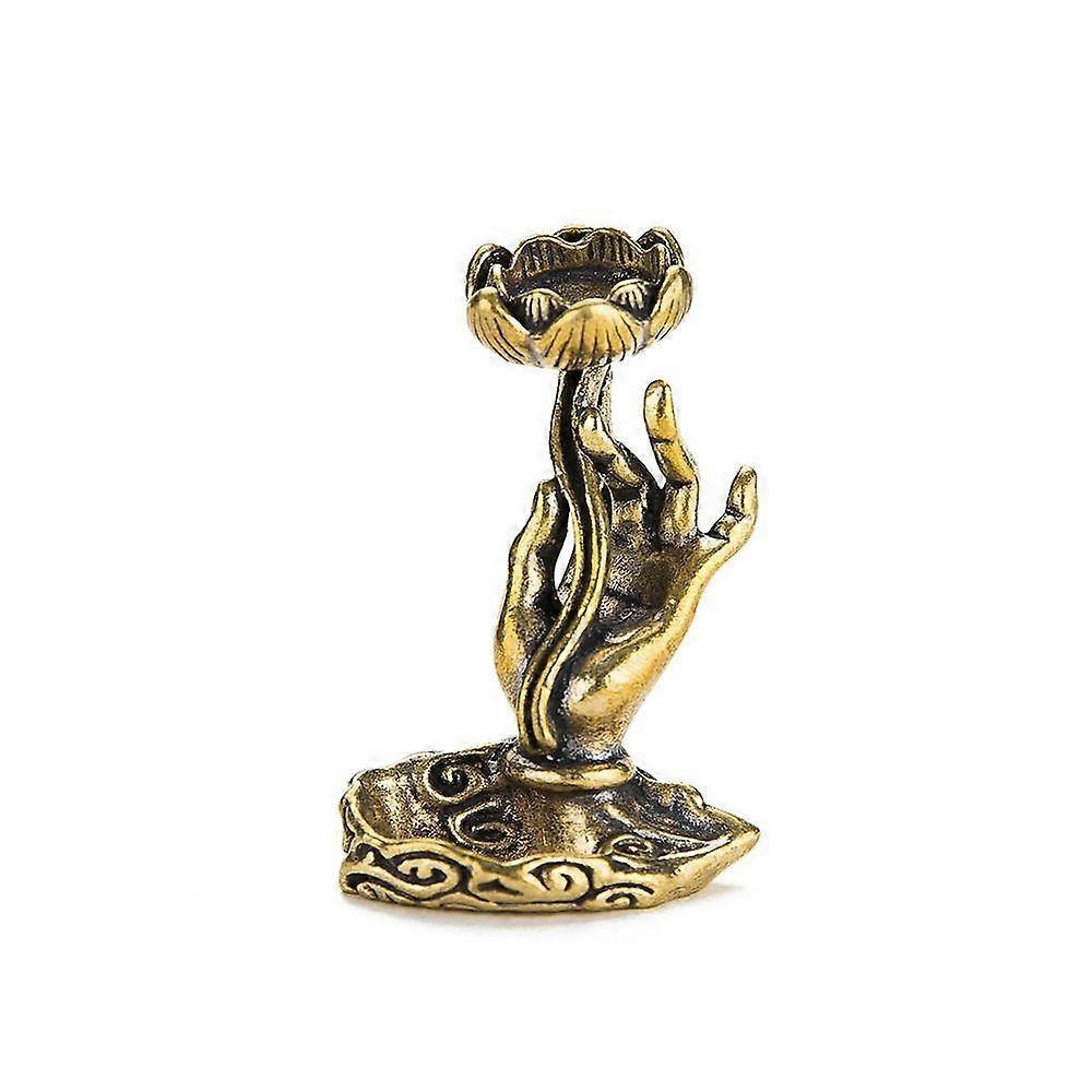 Buddha's Hand Buddha's Hand Incense Holder Portable Reverse Flow Incense Tray  Tearoom