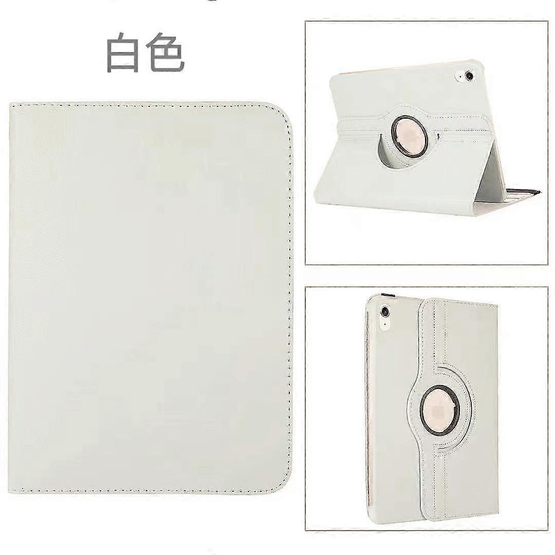 Stylish Case For Ipad 2/3/4 Old White Lychee Pattern Rotating