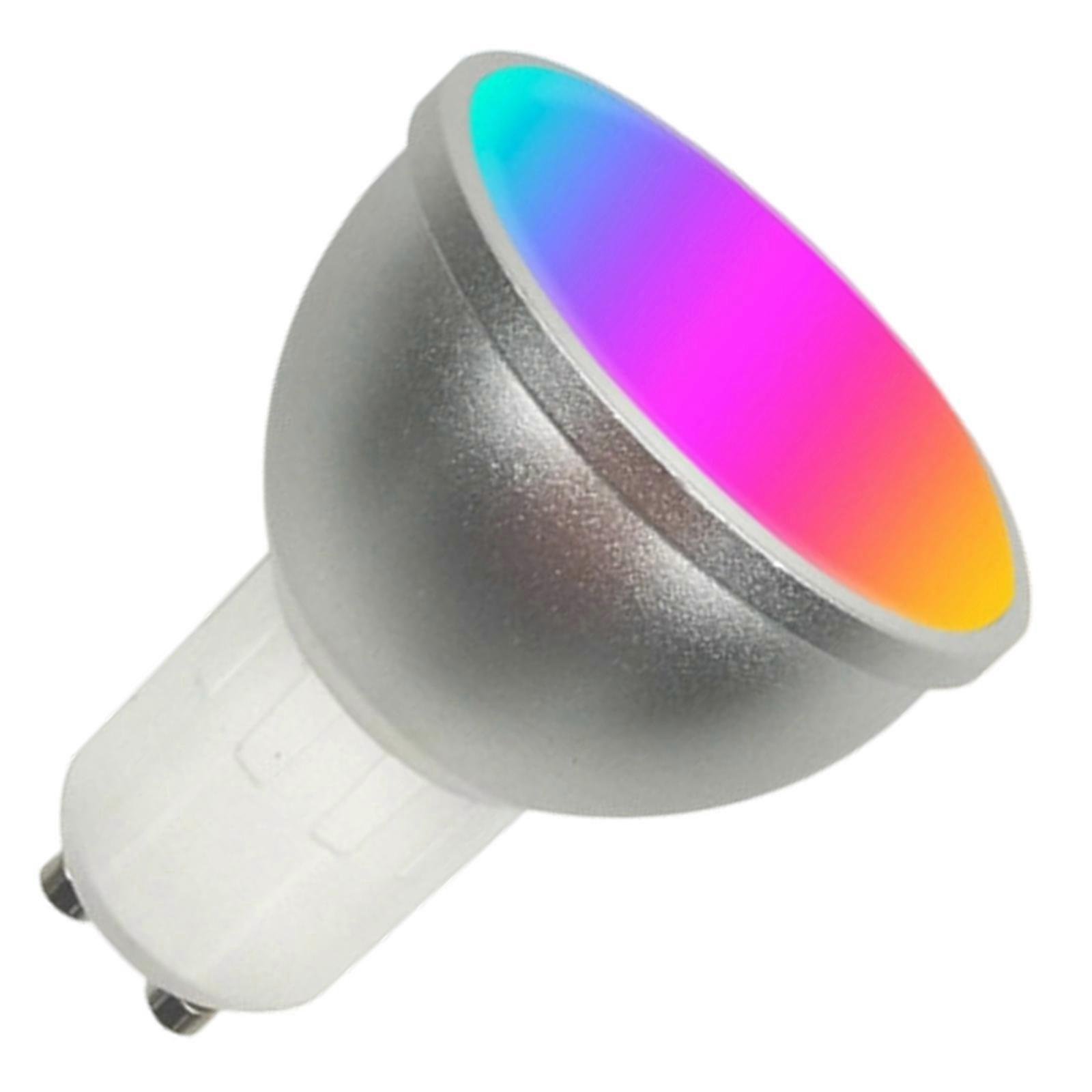 Intelligent Home Spotlights Cup Assistant Compatible App Adjustable Color Indoor Outdoor Lighting Solution Multicolor
