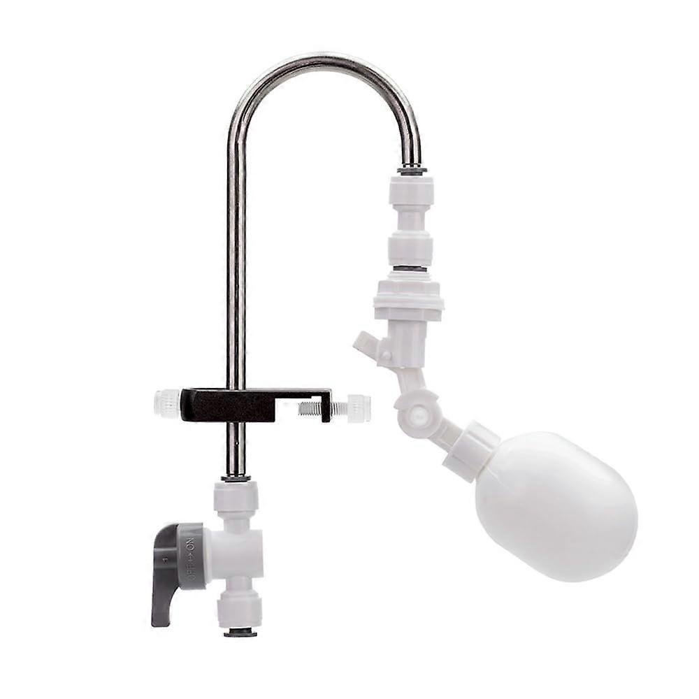 Automatic Float Valve Kit 1/4 Inch Adjustable Water Level Control for Aquarium and Hydroponics