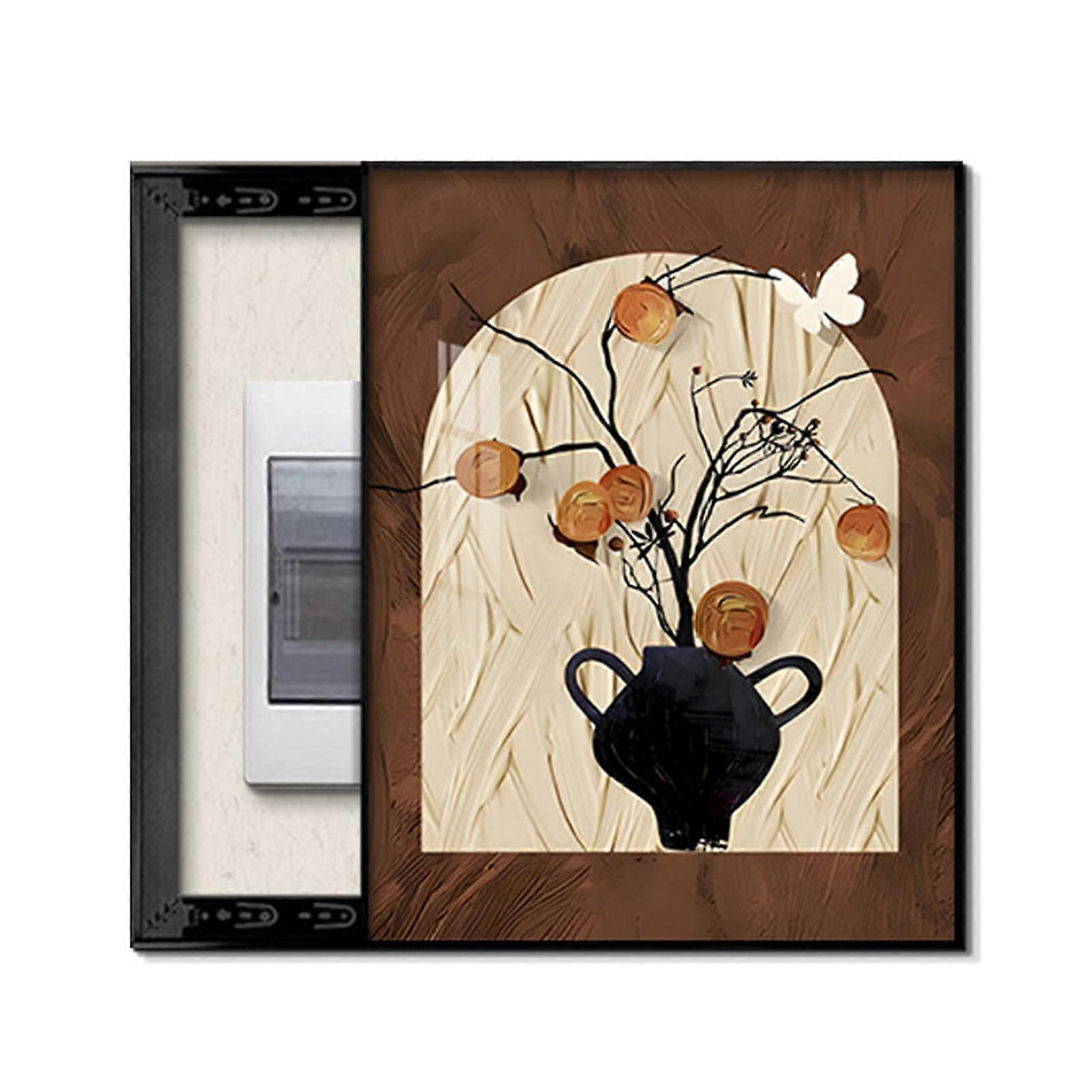 Electrical Meter Box Cover Decorative Wall Mounted, Detachable Dustproof Waterproof 40x60cm