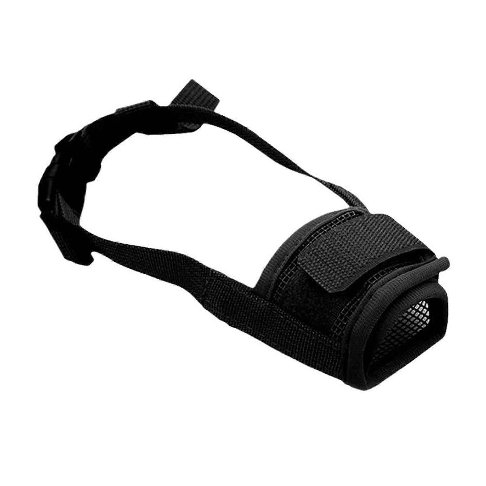 Large Dog Muzzle Breathable Soft Mesh Mouth Guard Adjustable No Bark Muzzles to Prevent Biting