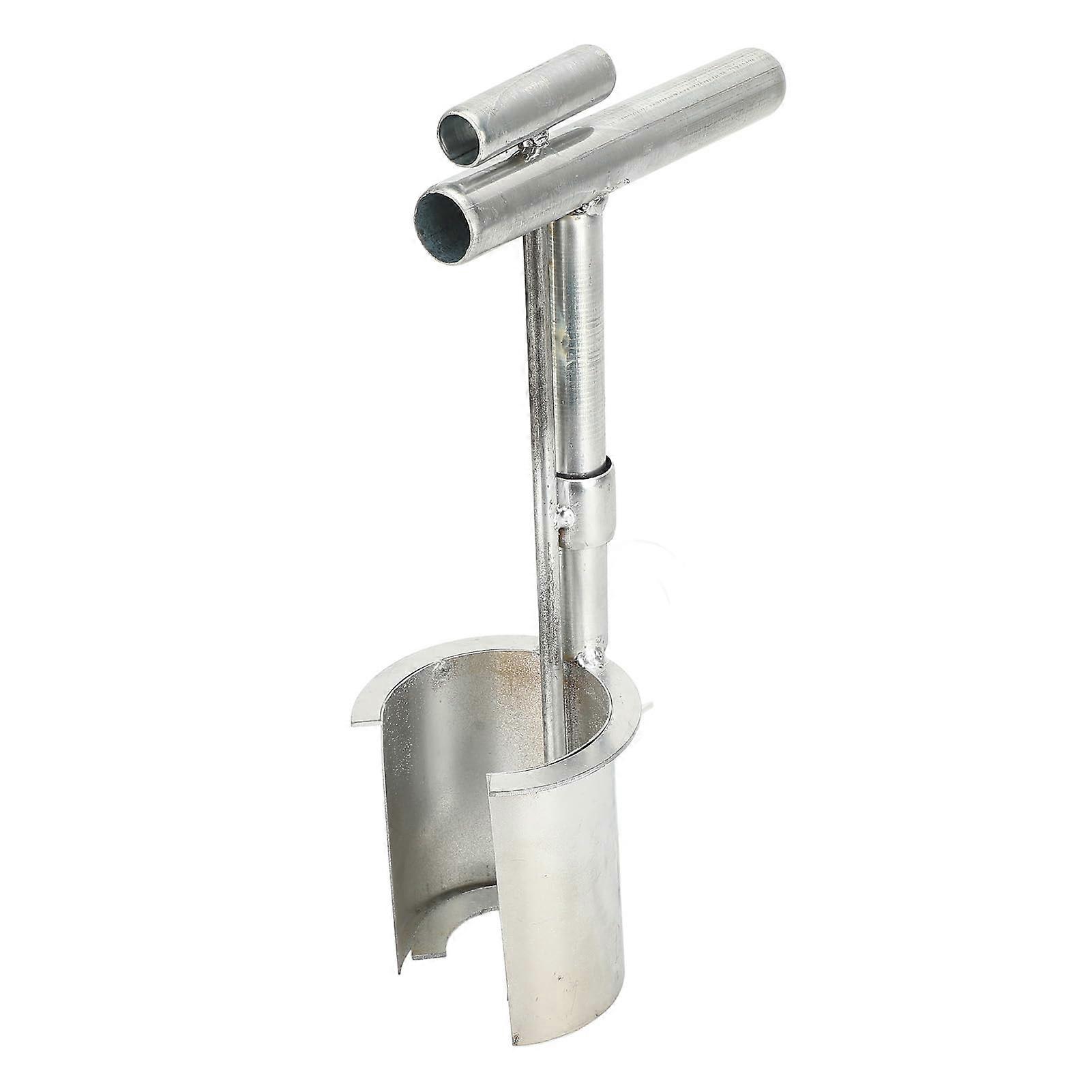 Bulb Planter with Ergonomic THandle HeavyDuty Alloy Garden Soil Sampler for Efficient Planting