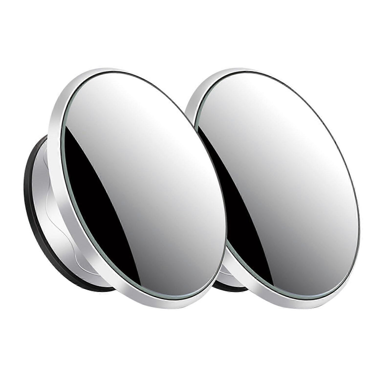 Car Blind Spot Mirror 360° Rotation WideAngle View Universal Suction Cup Adjustable Shatterproof