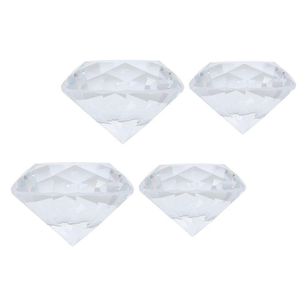 Artificial Crystal Diamond Decorative Nail Art Display Prop for Display 4Pcs