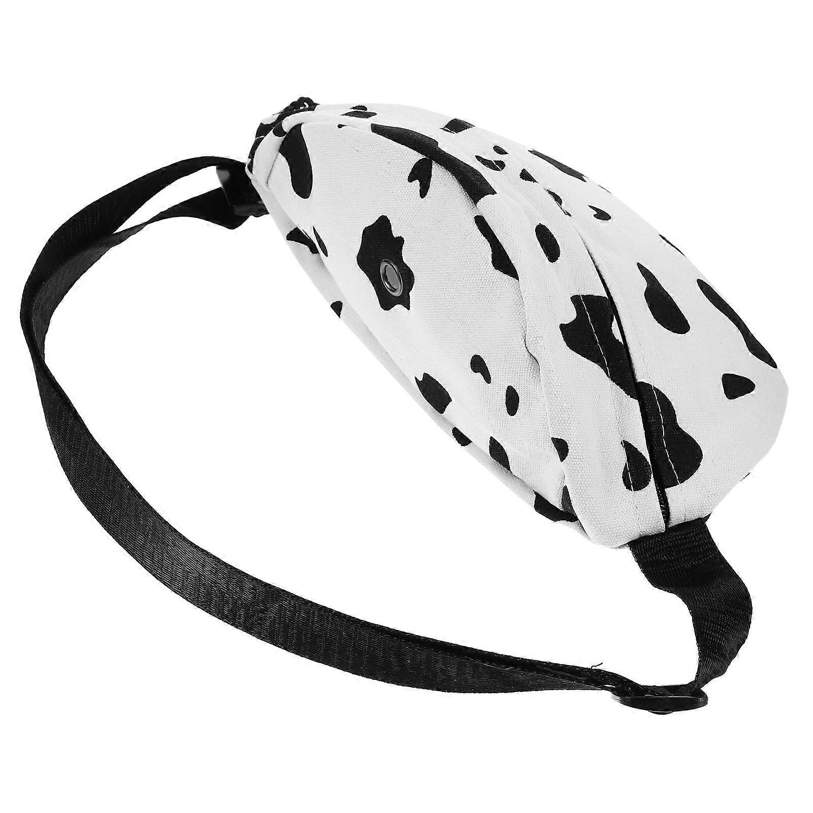 Lamb Wool Cross Cow Chest Bag for Storage