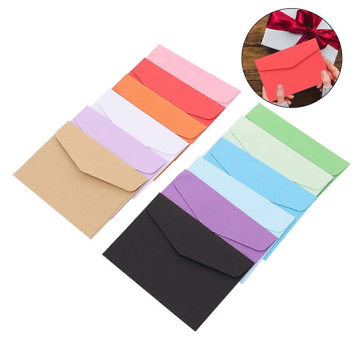 Small Envelopes Envelopes Colored Mini Envelopes Letter Writing Holding Rectangular Shape Wedding Birthday Use 120Set