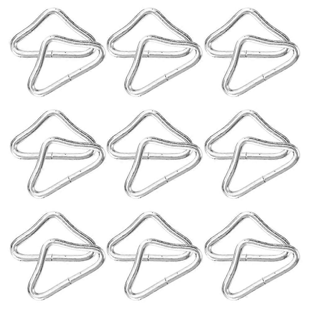 Portable Trampoline Spring Hook Buckles for Triangle Ring Replacement 36Pcs