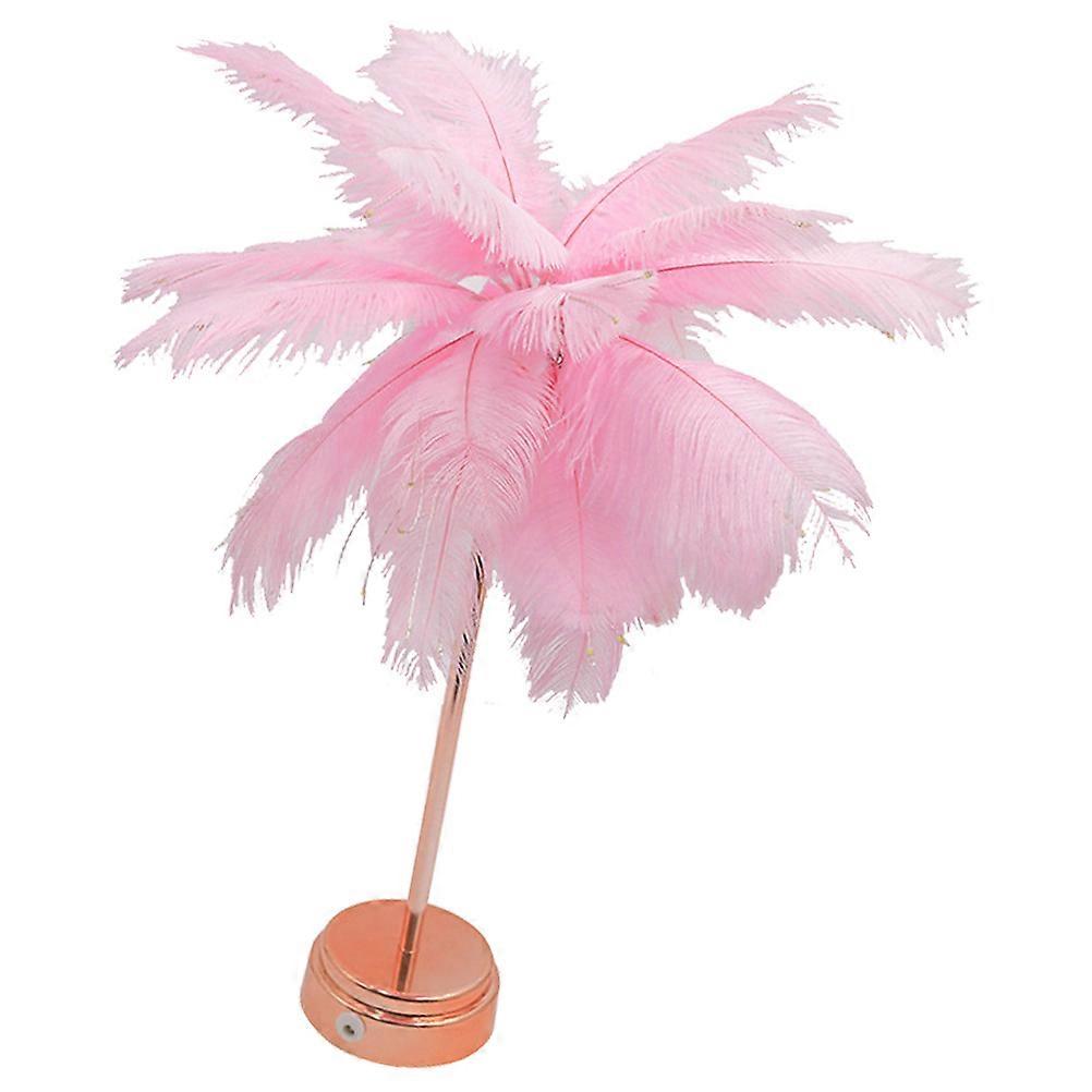 PVC Pink Night Table Lamp for Bedroom Use Lighting