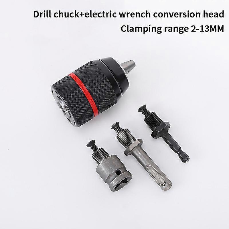 Hex Impact Extension Rod Drill Bit, Multifunctional with Converter Chuck Socket for Electric Screwdriver
