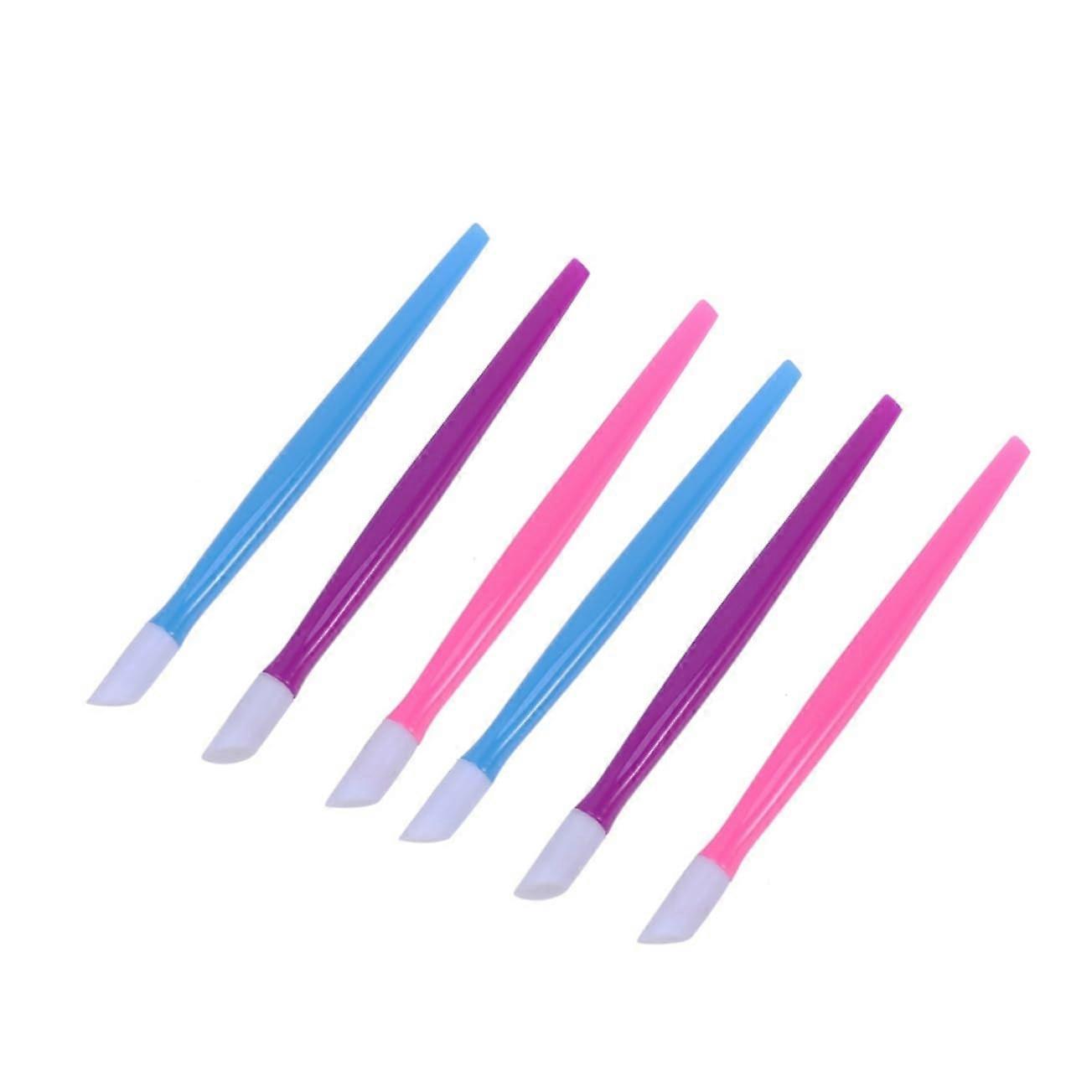 36pcs Plastic Cuticle Pusher and Remover Tool Set for Manicure with Ergonomic Grip