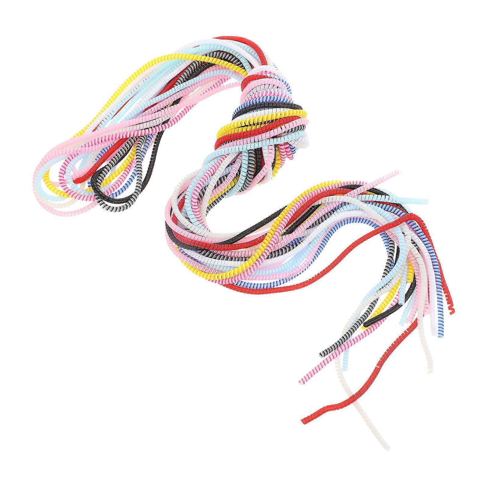 Cable Protector Spiral Sleeve for Data Cable Protection 24Pcs