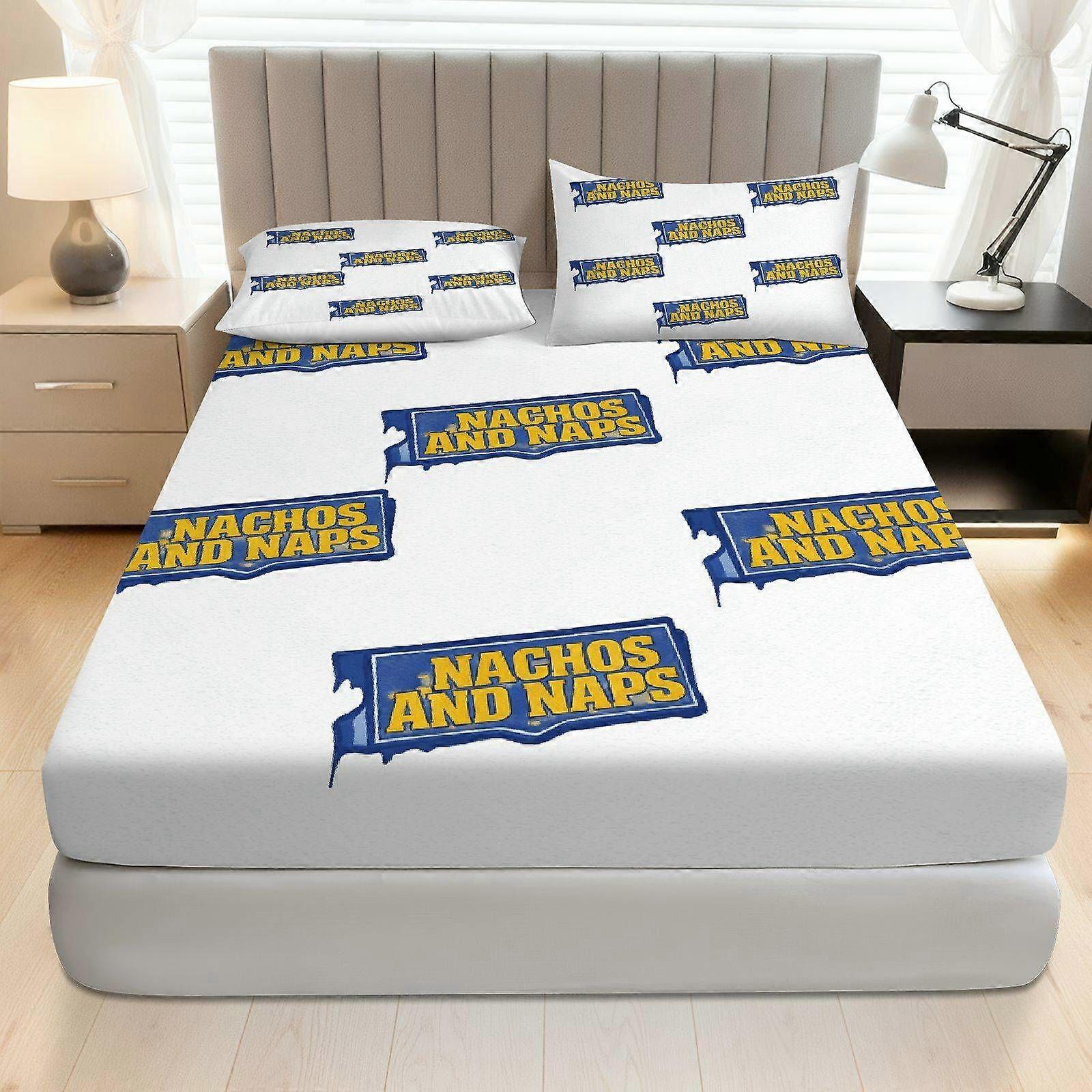 3pcs Fun Relax Theme Fitted Sheet Set  Coreless Everyday Theme