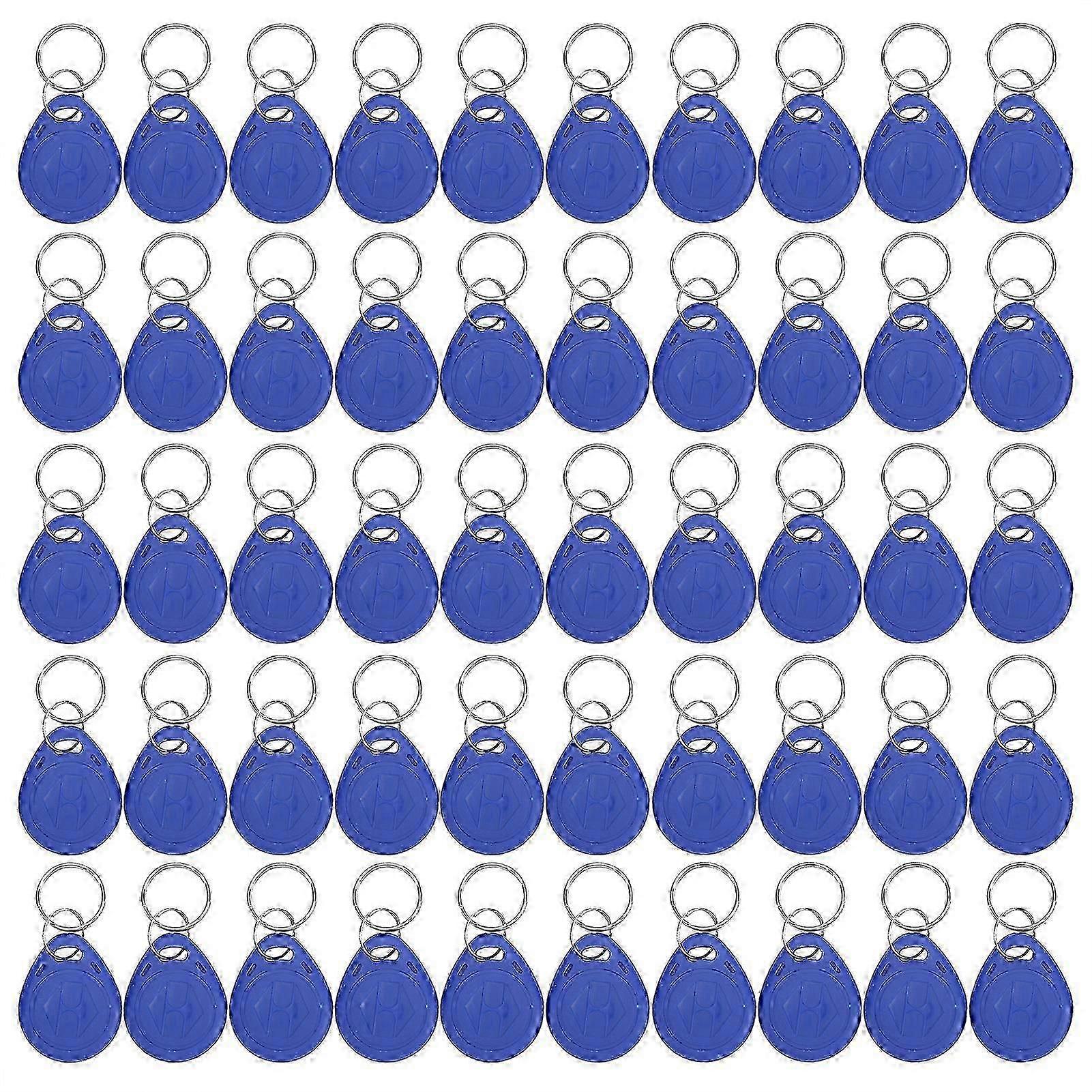 50pcs ID Card Key Fob Token Tag 125KHZ Rewritable Universal for Access Control Elevator Parking