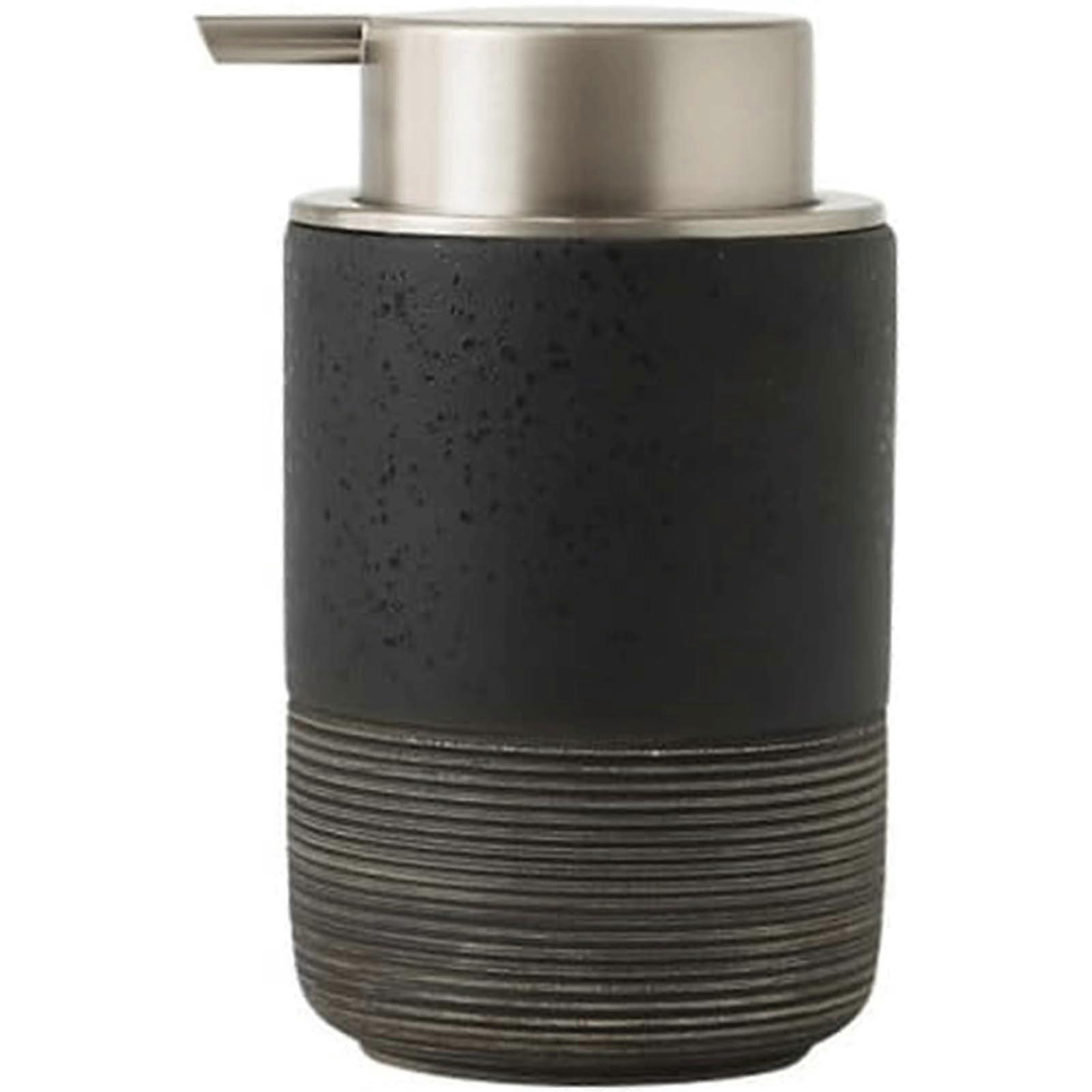 300ML Ceramic Soap Dispenser Pump for Bathroom, MultiLiquid Use, Elegant Green Design