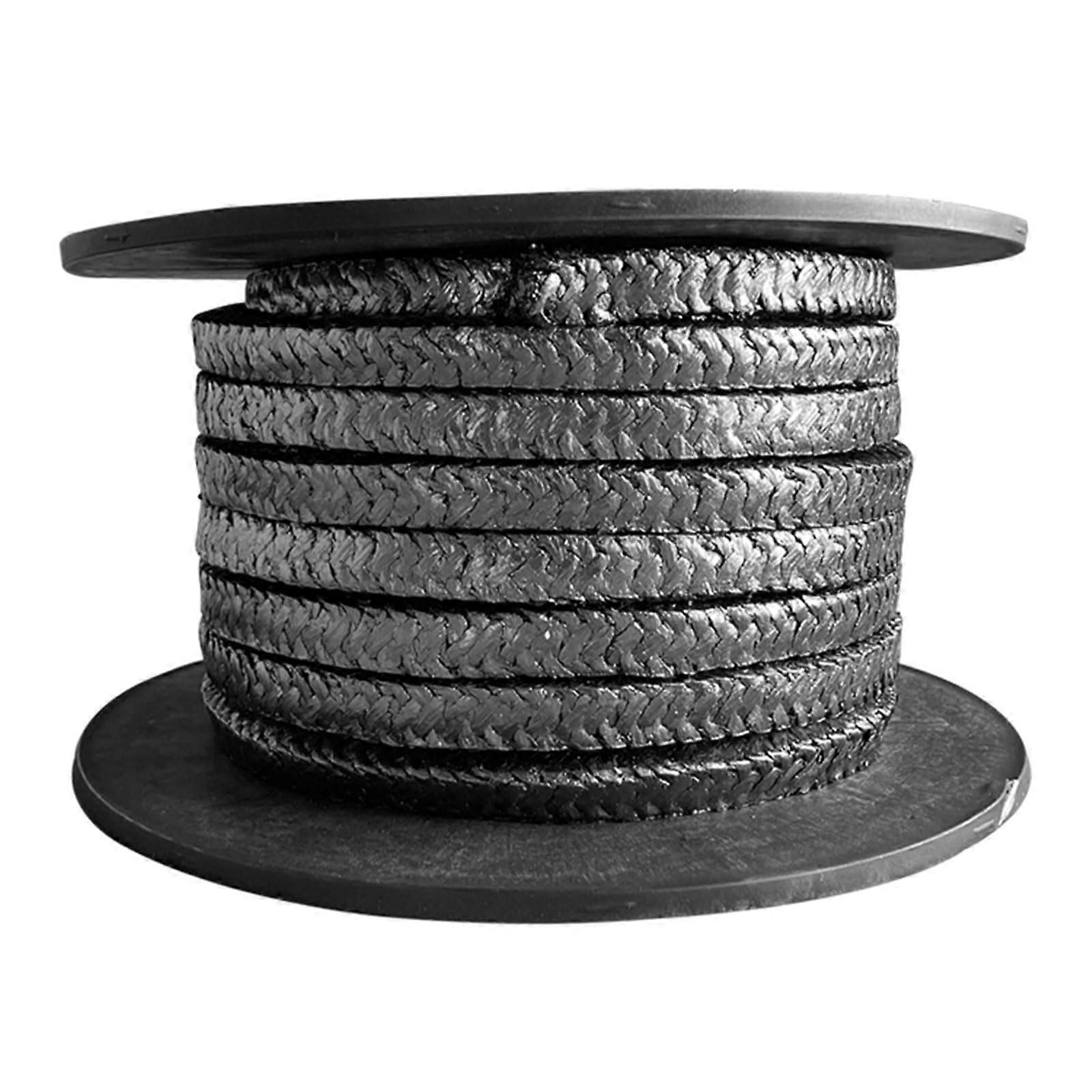 Graphite Compression Packing 30x30mm Braided Flexible Seal for Pumps and Valves  Temp Resistant