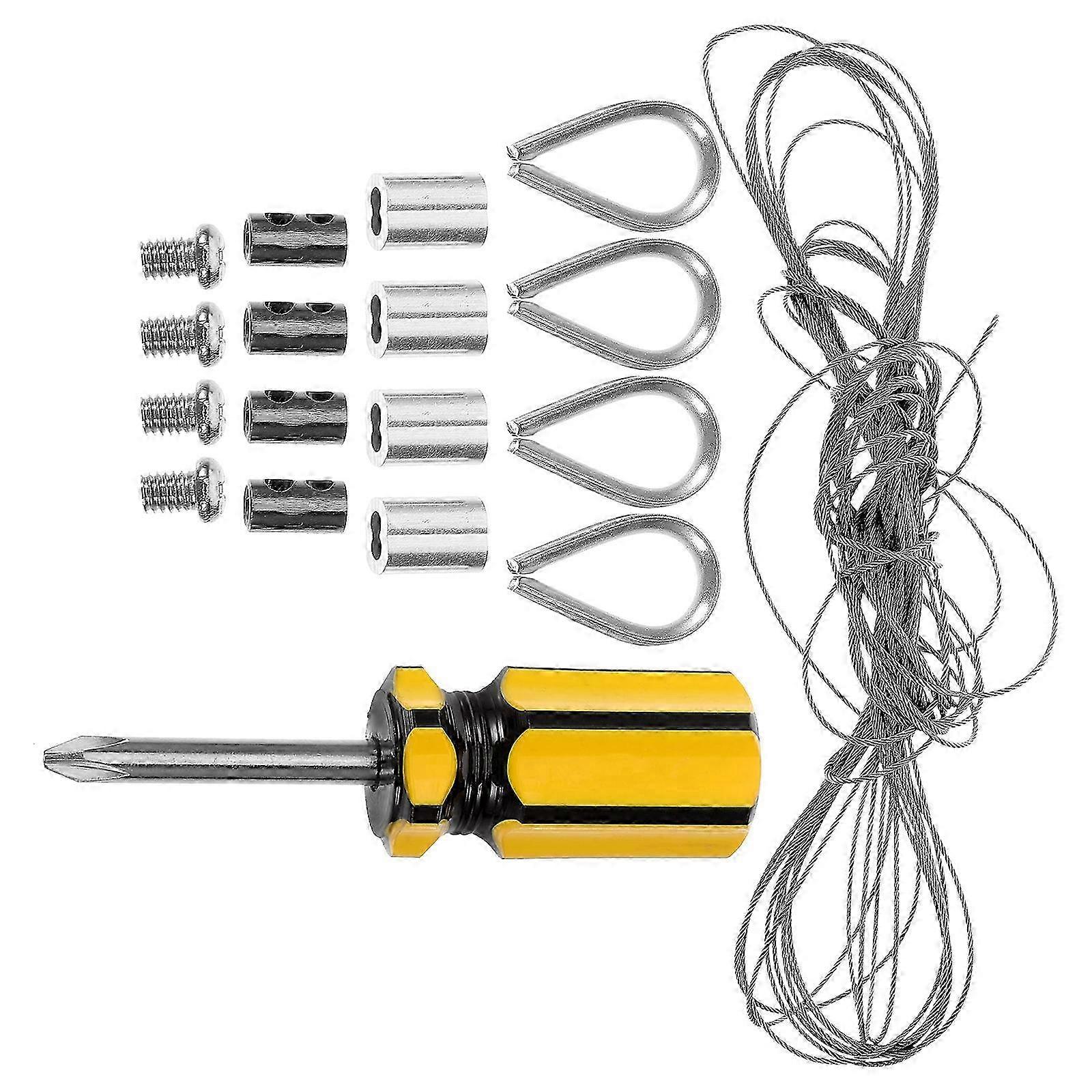 Cable Railing Kit Stainless Steel for Hanging 1Set Wire Rope Thimble