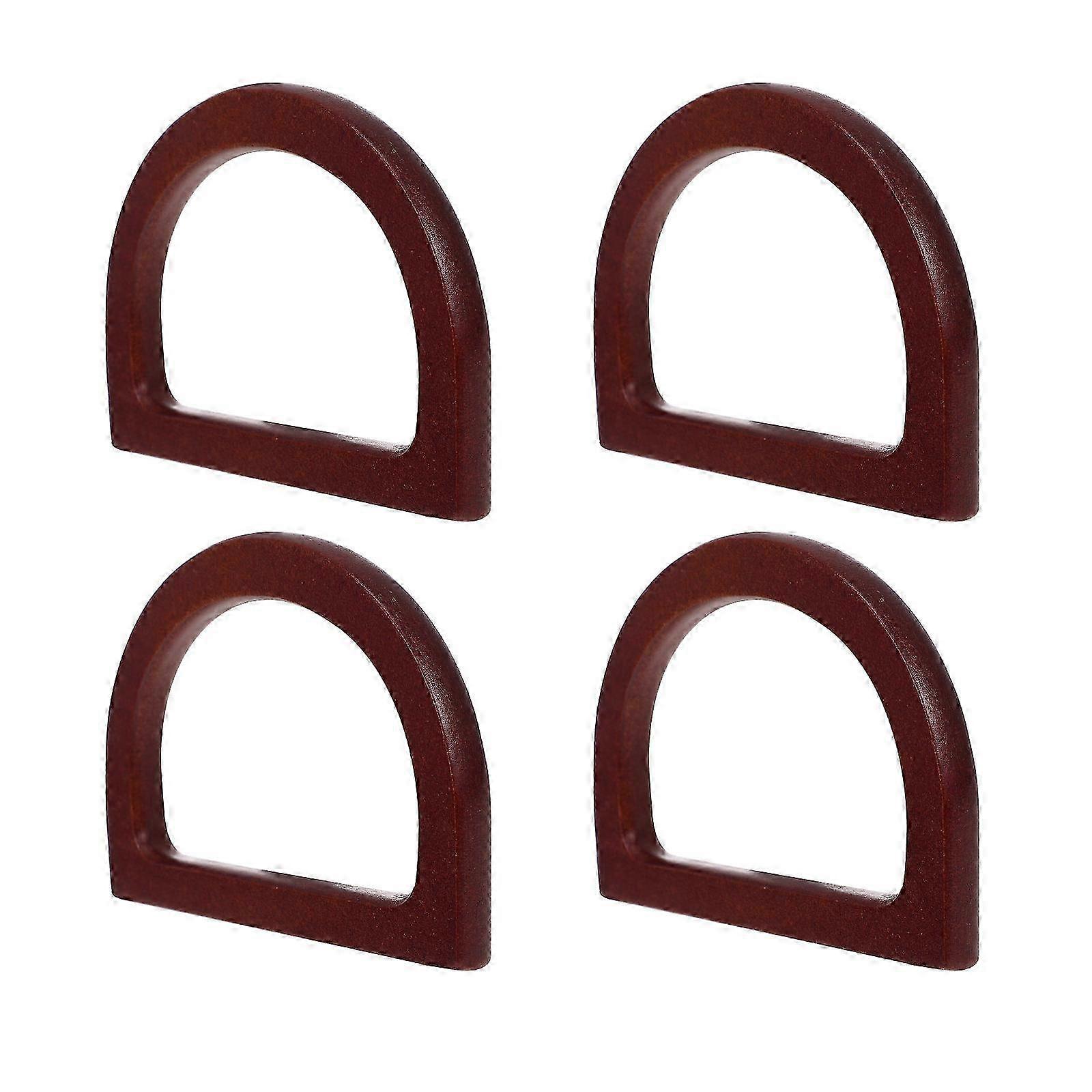 Bamboo Ring Handles, D-Shape for Comfortable and Stylish Handbag