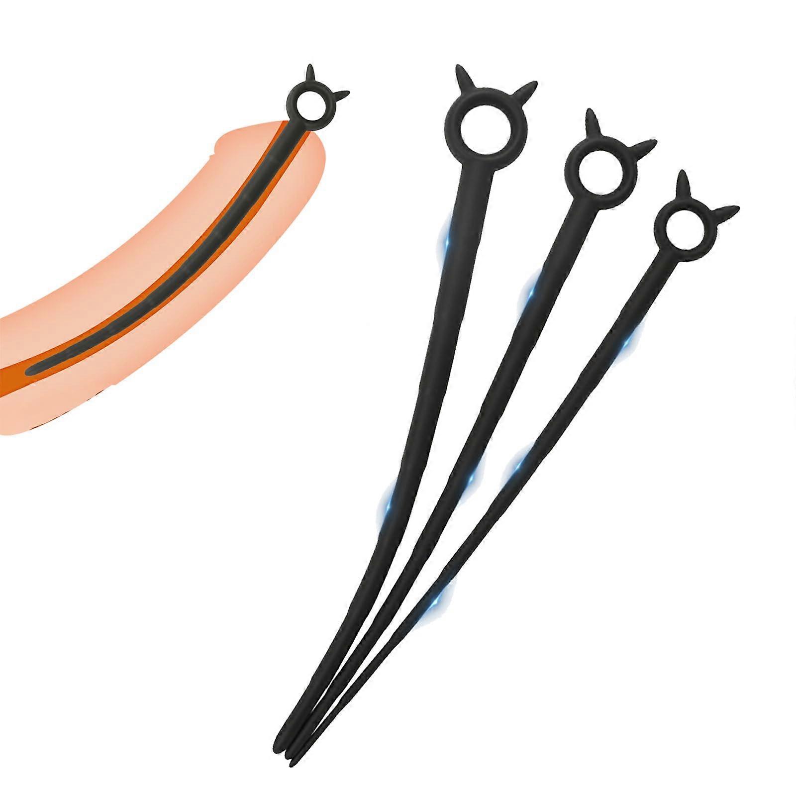 30cm Extra Long Silicone Urethral Sounding Catheter with Gradient Design for Male Prostate Stimulation