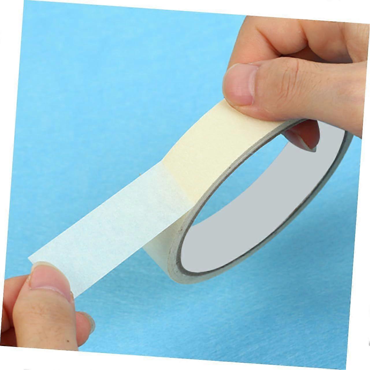 Self Adhesive Masking Tapes Multi Size Pack Art Painter Tapes for Drawing White